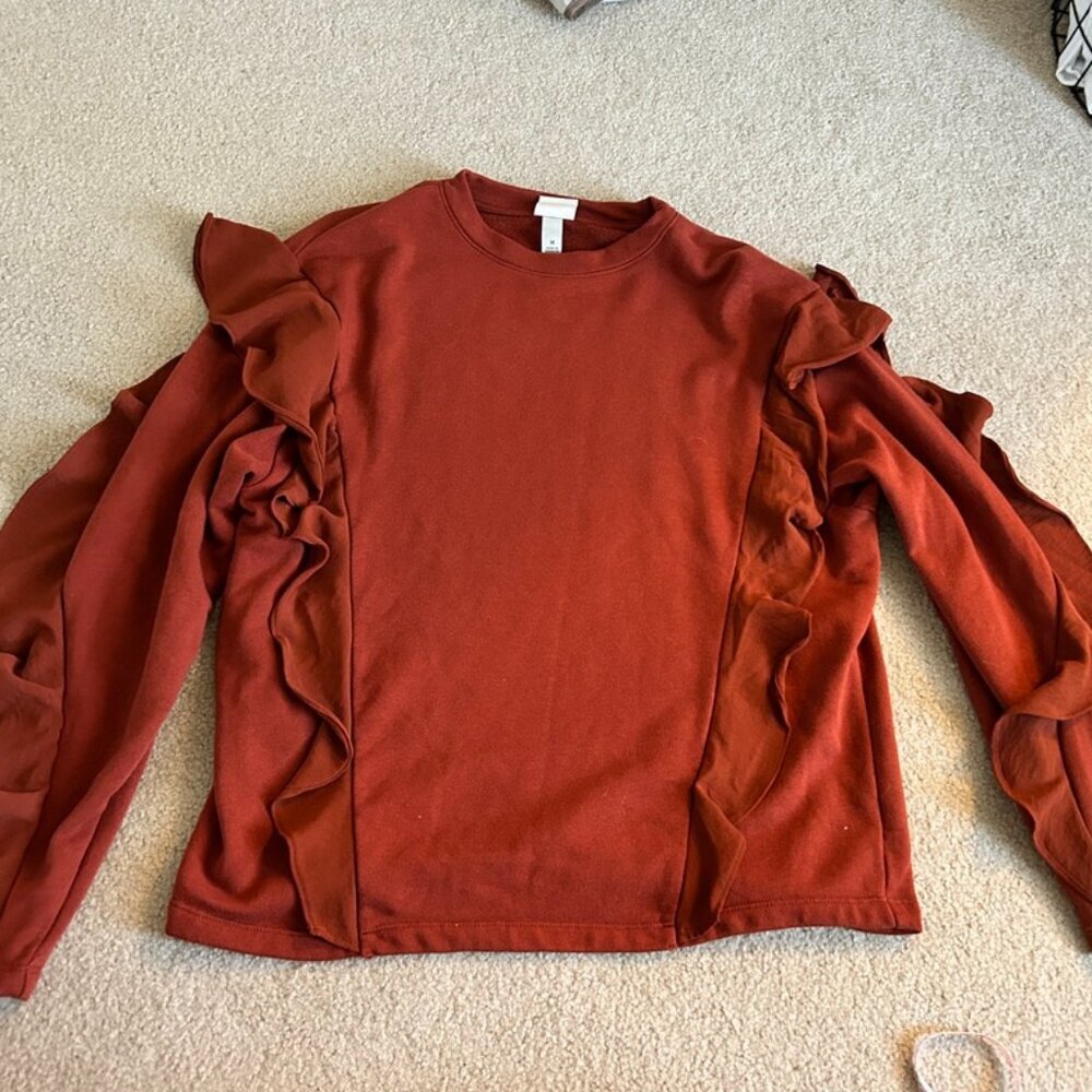 a new day rufflle top